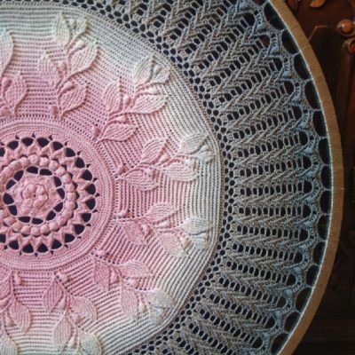 تابلوه هاند ميد بفن الكروشيه 