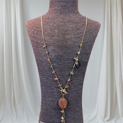 عقد من احجار الجاسبر 