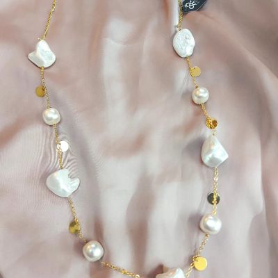 عقد من احجار اللولى  الشل بيرل 