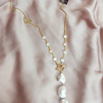 عقد من احجار اللولى  الشل بيرل 