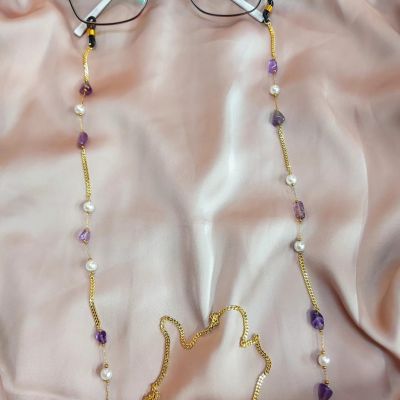 سلسله نظاره من الدهب الصينى الجولد باحجار متنوعه