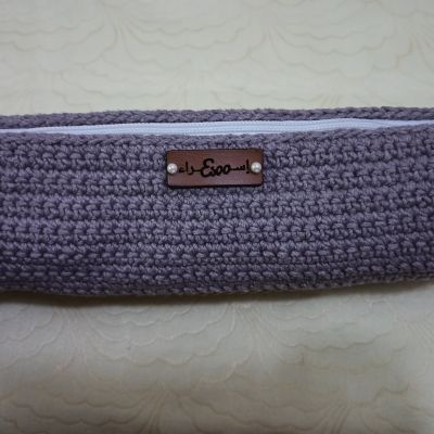 مقلمة كروشيه مخصصة بالاسم 