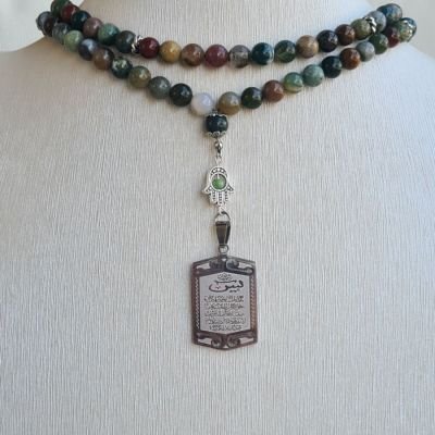 سبحة من عقيق موسي