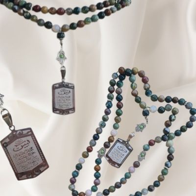 سبحة من عقيق موسي