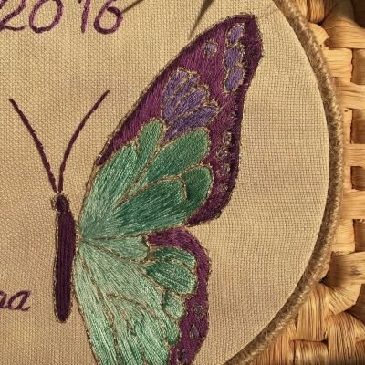 Customized  embroidered hoop