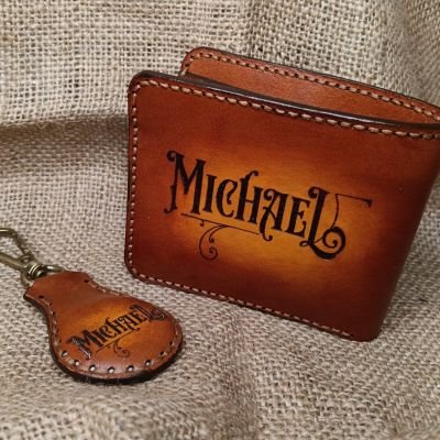 محفظة رجالي جلد طبيعي 