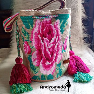 شنطة الوردة الجوري 🌹