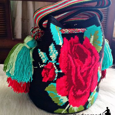 شنطة الوردة الجوري 🌹