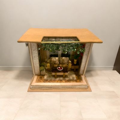 غرفة جلوس دافئة