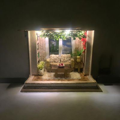 غرفة جلوس دافئة