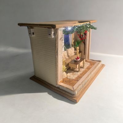 غرفة جلوس دافئة