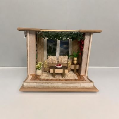 غرفة جلوس دافئة