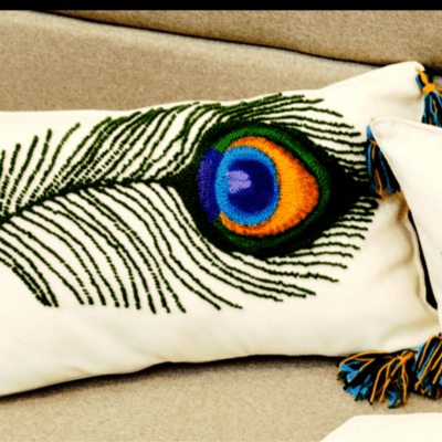 كوشن ورانر ريش الطاووس