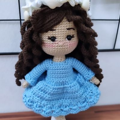 دمية كروشيه مرجان 