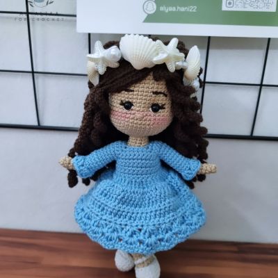 دمية كروشيه مرجان 