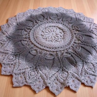 سجادة كروشية 