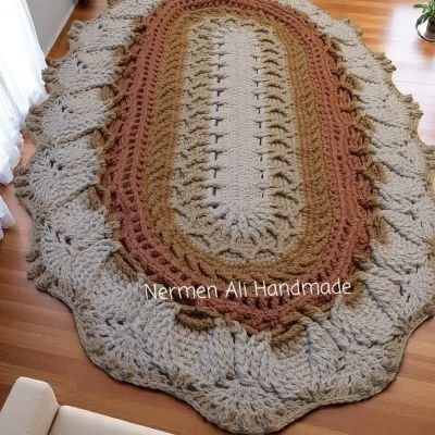 سجادة كروشية 