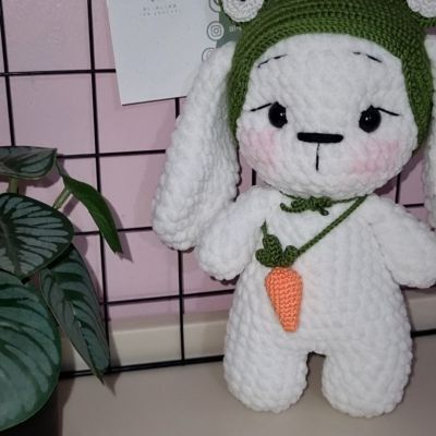 Crochet bunny doll 