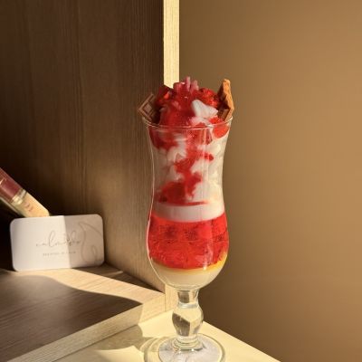 شمعة جلو جلاس