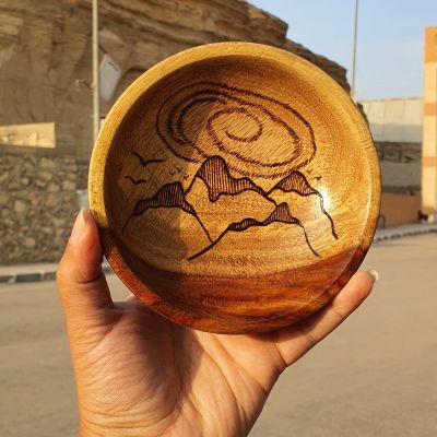 طبق جداري حرق يدوي