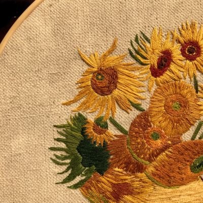 لوحة عبّاد الشمس ل Van Gogh