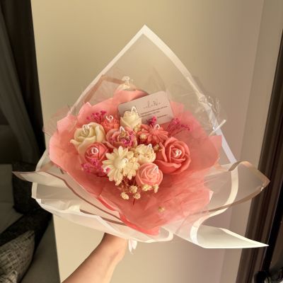 باقة زهور من الشموع – بتصميمك الخاص