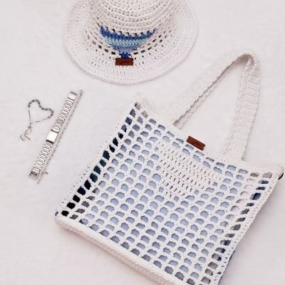 طقم شنطة صيفية مع طقية