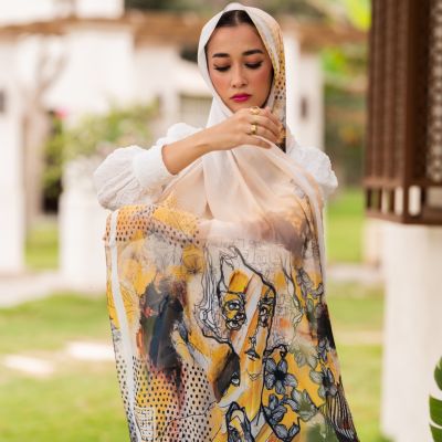 Amber symphony - chiffon 