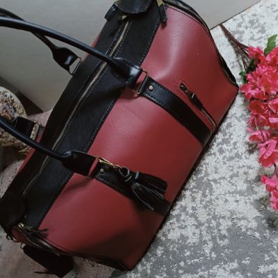 شنطة سفر جلد طبيعي 