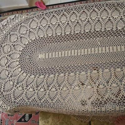 مفرش سفرة بيضاوي