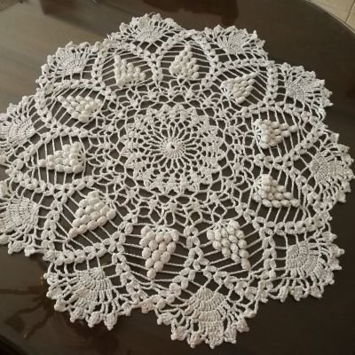 Circular cotton Doily