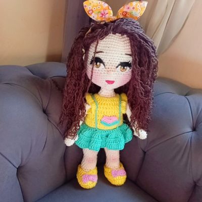 عروسه كروشيه 