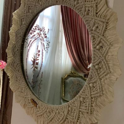 مرايه ديكور مكرميه 