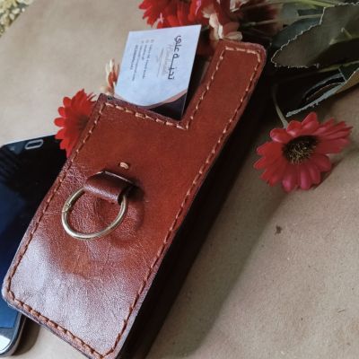 جراب موبايل جلد طبيعي 