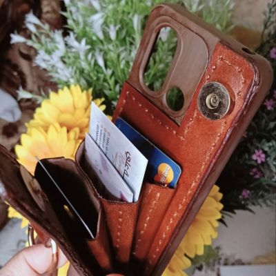 جراب موبايل جلد طبيعي 