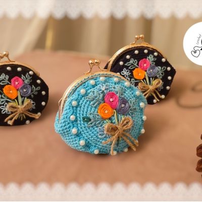 محفظة كروشيه 