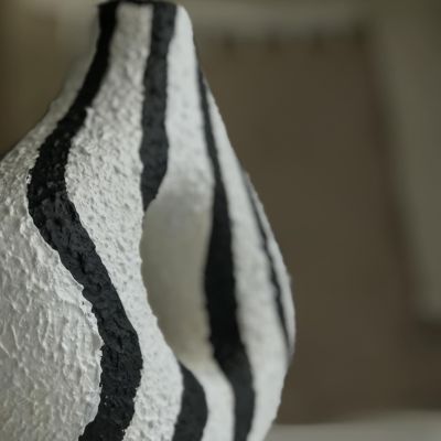 طقم فازات ثنائي من الكونكريت 