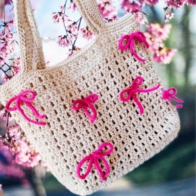 شنطه كروشيه 