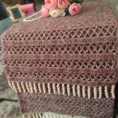 رانر سفرة بفن الكروشيه 