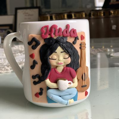 مج صلصال حراري لبنت