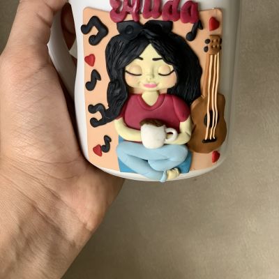 مج صلصال حراري لبنت