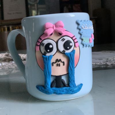 مج من الصلصال الحراري 