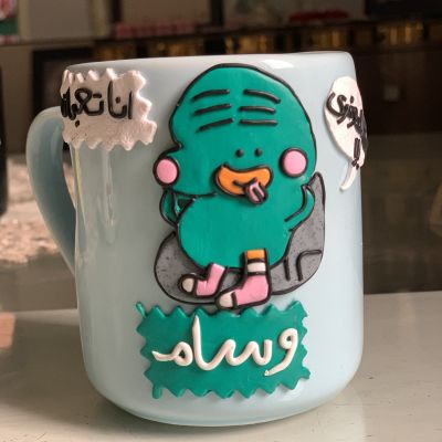 مج من الصلصال الحراري 