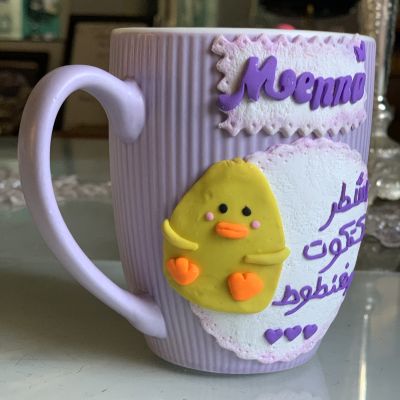 مج من الصلصال الحراري 