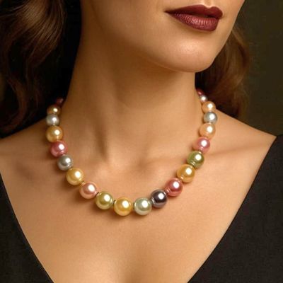 كوليه لولي مايوركا الوان بقفل فضه