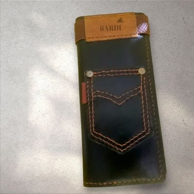 Leather long wallet (Jeans Style)