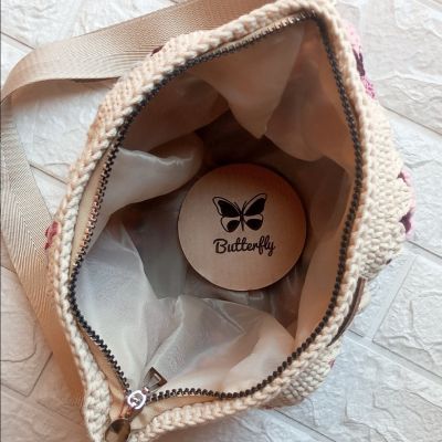 Cotton yarn crochet bag