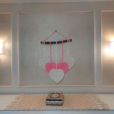 معلقه ريش مكرمية