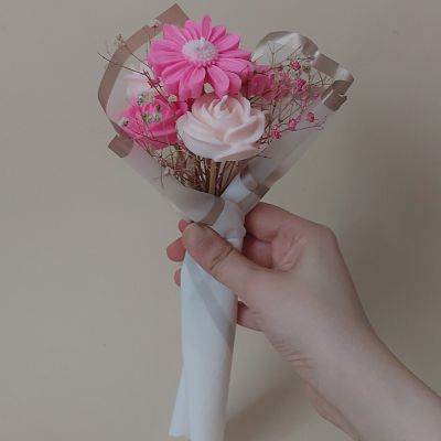 بوكيه شمع طبيعى