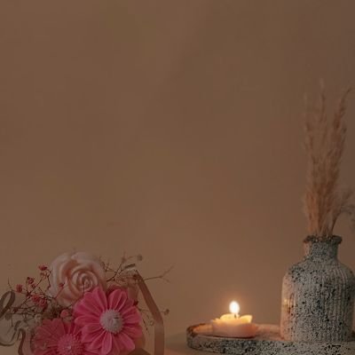  Natural Candle bouquet 